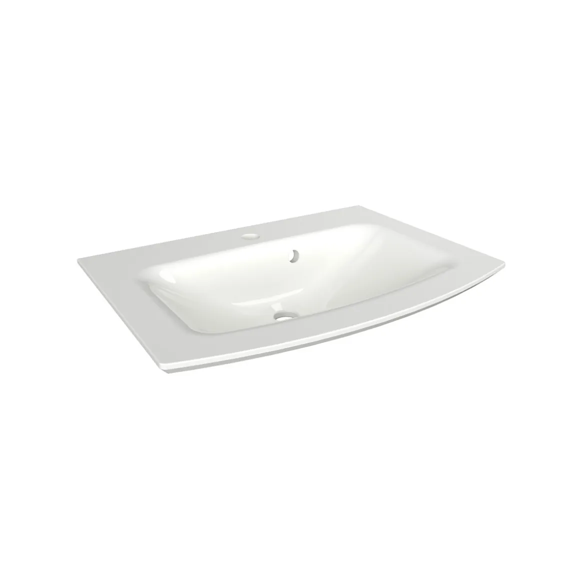 Fackelmann Waschtisch-Set B.Style 632 x 543 x 460 mm Sandeiche/Weiß