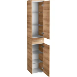 Fackelmann Hochschrank Milano 31 x 166 x 32 cm Ast-Eiche
