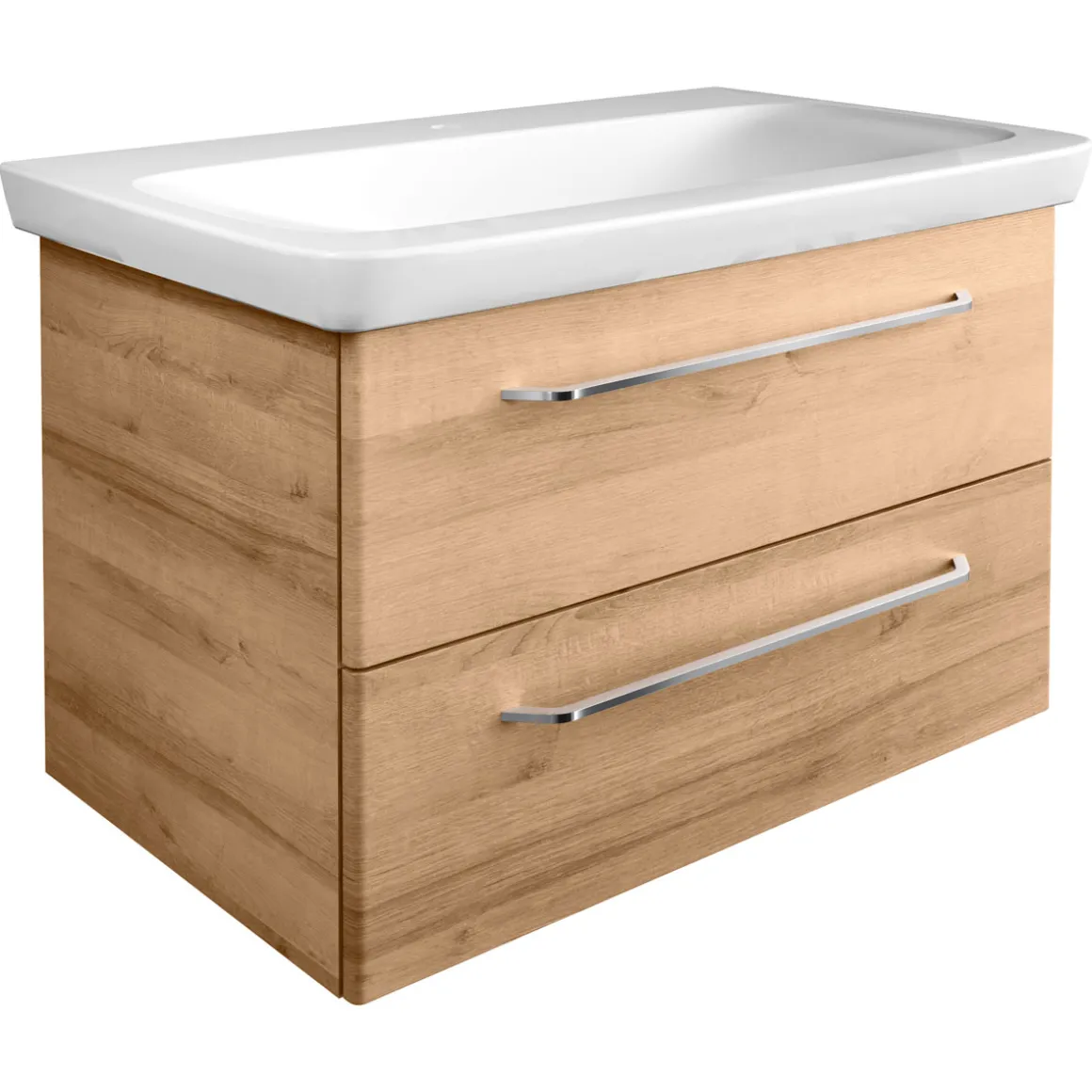 Fackelmann Keramik-Waschtisch Milano 88,5 x 17 x 54,5 cm weiß
