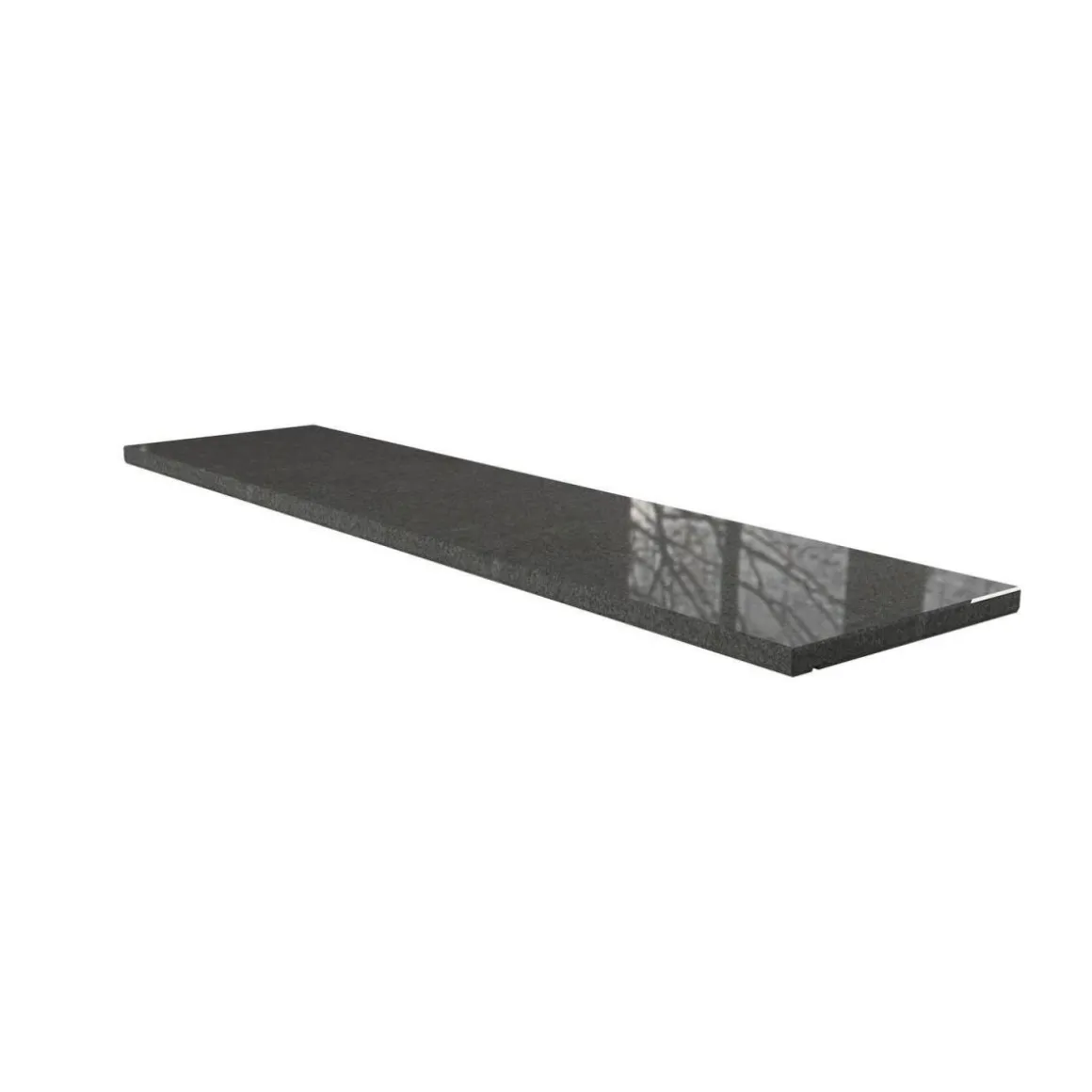 Fensterbank Wigasil Forte Granit Anthrazit-Grau 275 x 15 x 3 cm poliert