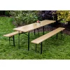 Festzeltgarnitur Standard mit Tisch 220 x 70 cm