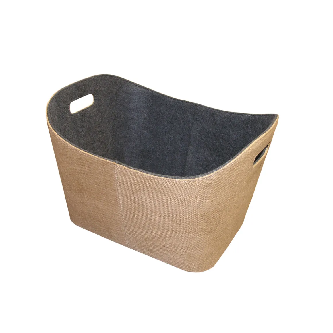 Filzkorb 55 x 35 x 40 cm natur/grau
