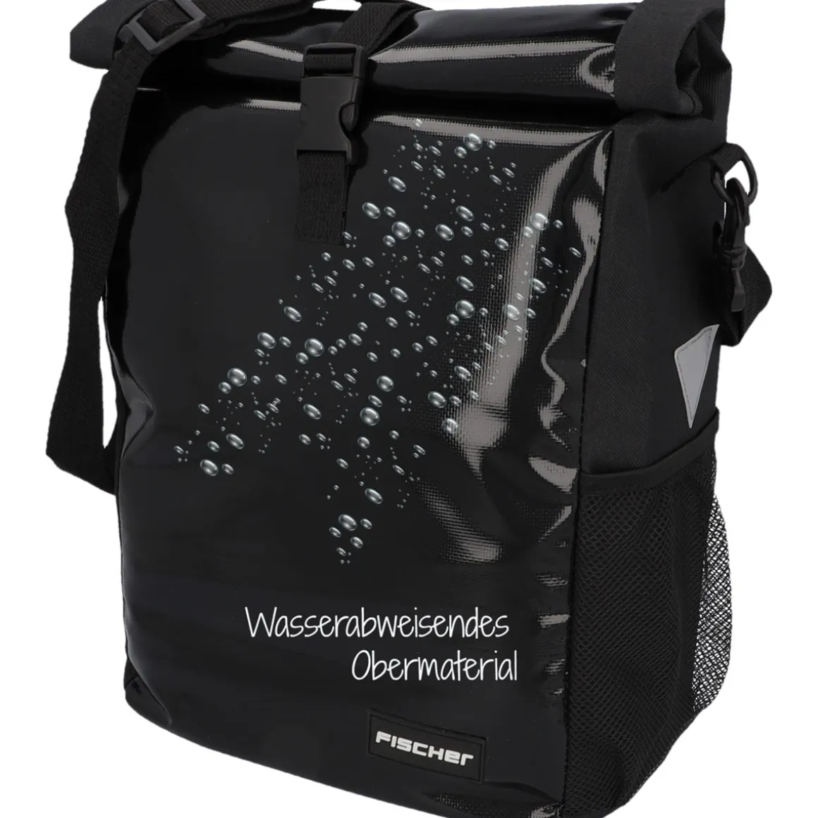 Fischer Fahrrad Gepäckträgertasche Kurier schwarz