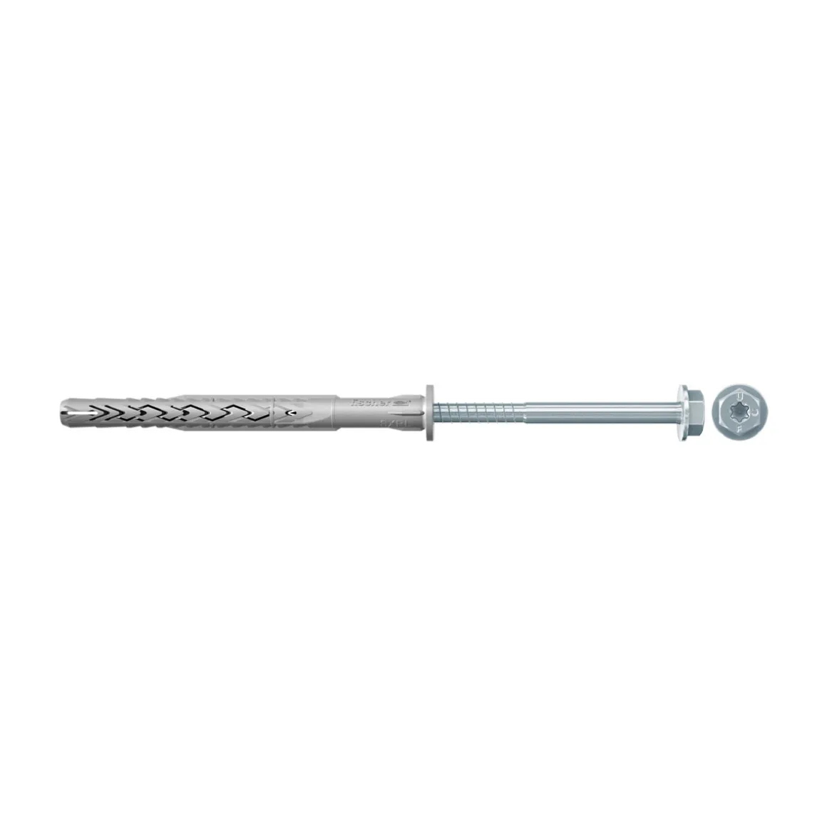 Fischer Langschaftdübel SX RL 14 x 100 mm Sechskantschraube mit U-Scheibe 1 Stück
