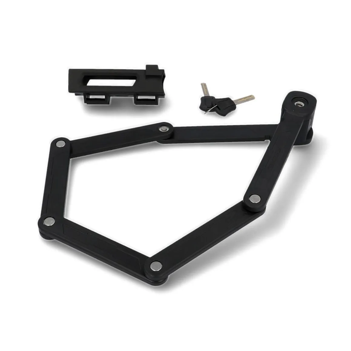 Fischer Bikes Faltschloss mit Halter 85 cm