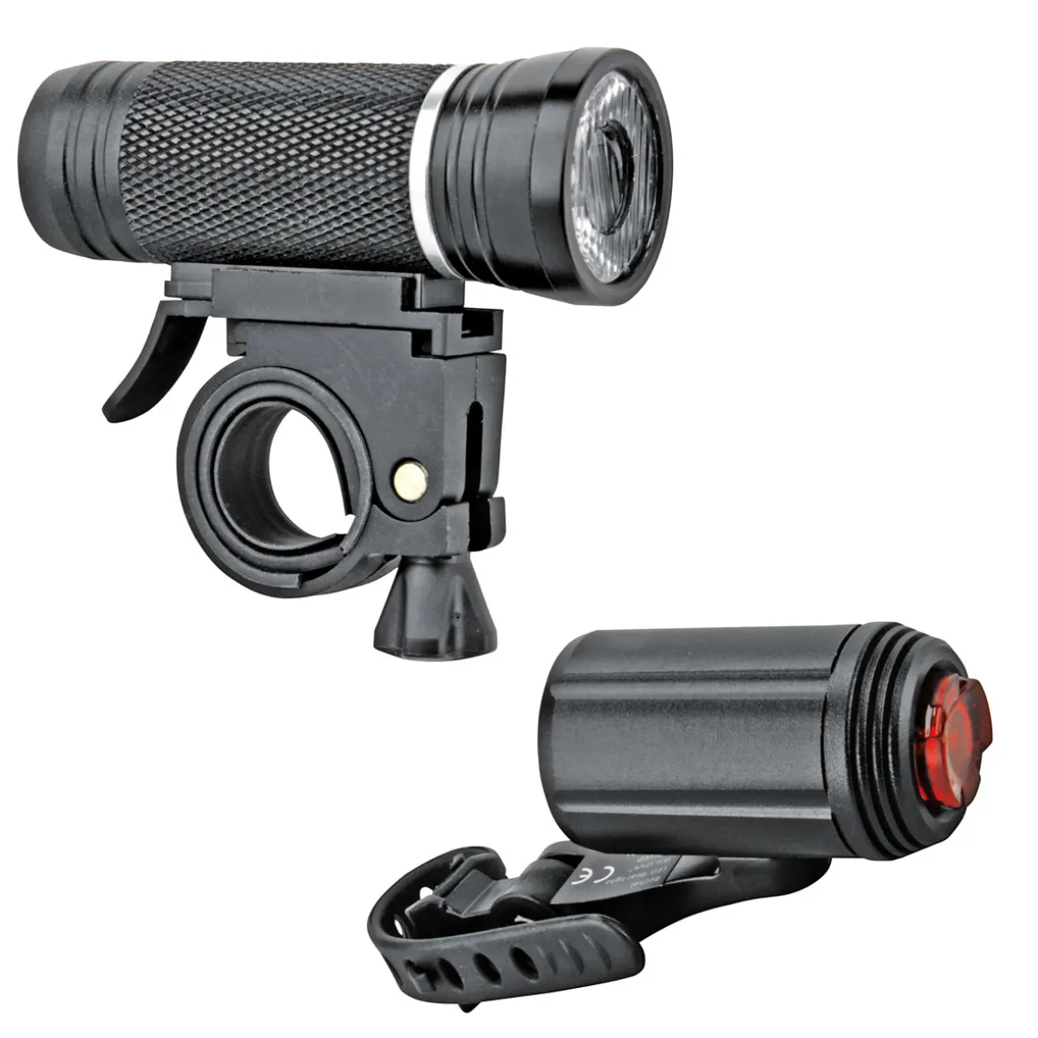 Fischer Bikes LED-Leuchten-Setfür Fahrräder 30/15 Lumen