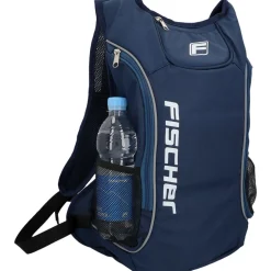 Fischer Bikes Rucksack mit Blinkfunktion blau