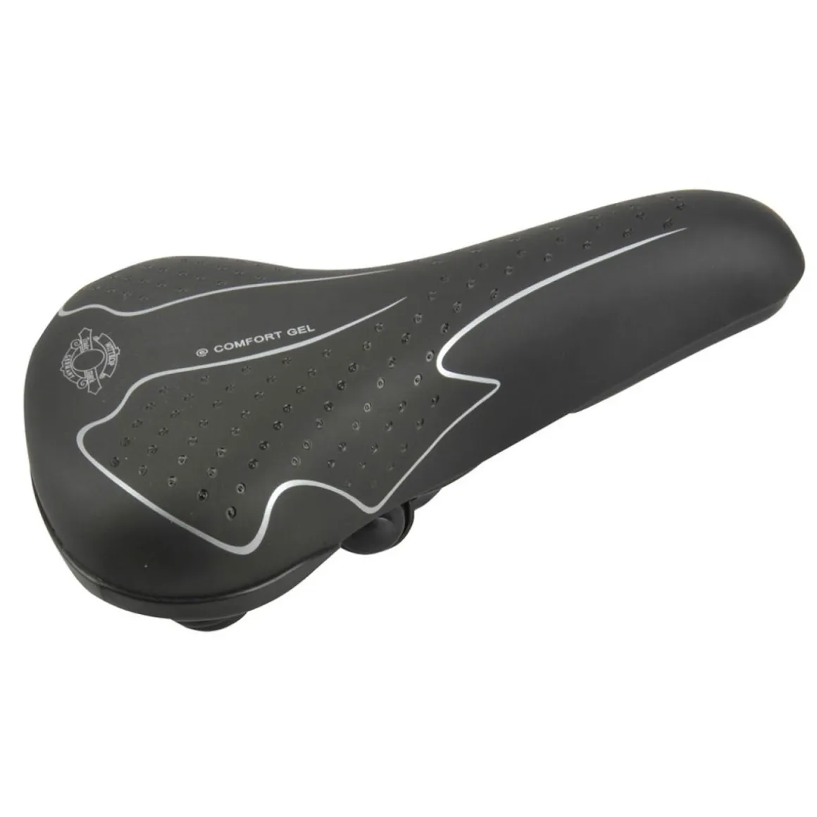 Fischer Bikes Sattel Trekking Elastomer schwarz