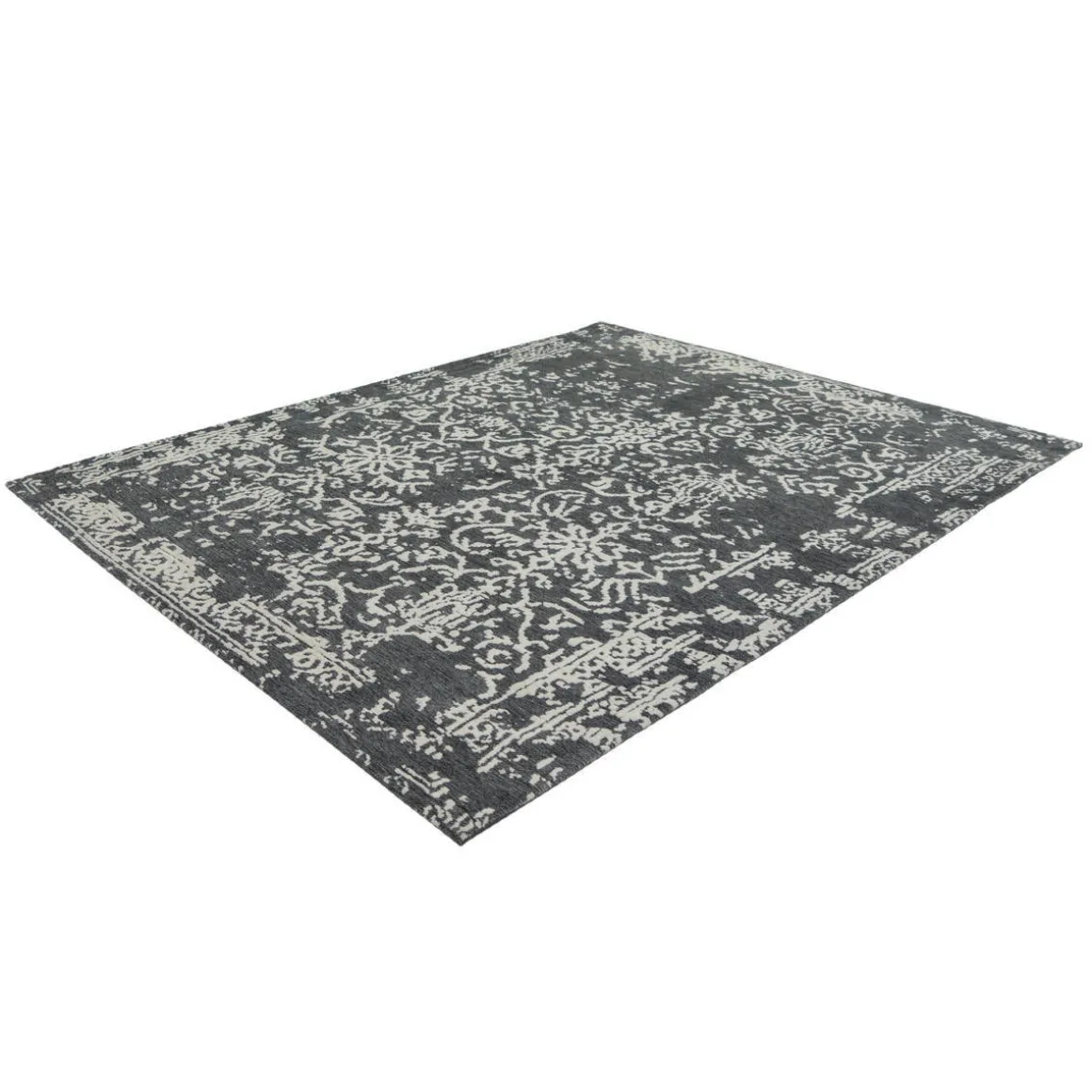 Flachflorteppich „River 130“, grau/anthrazit