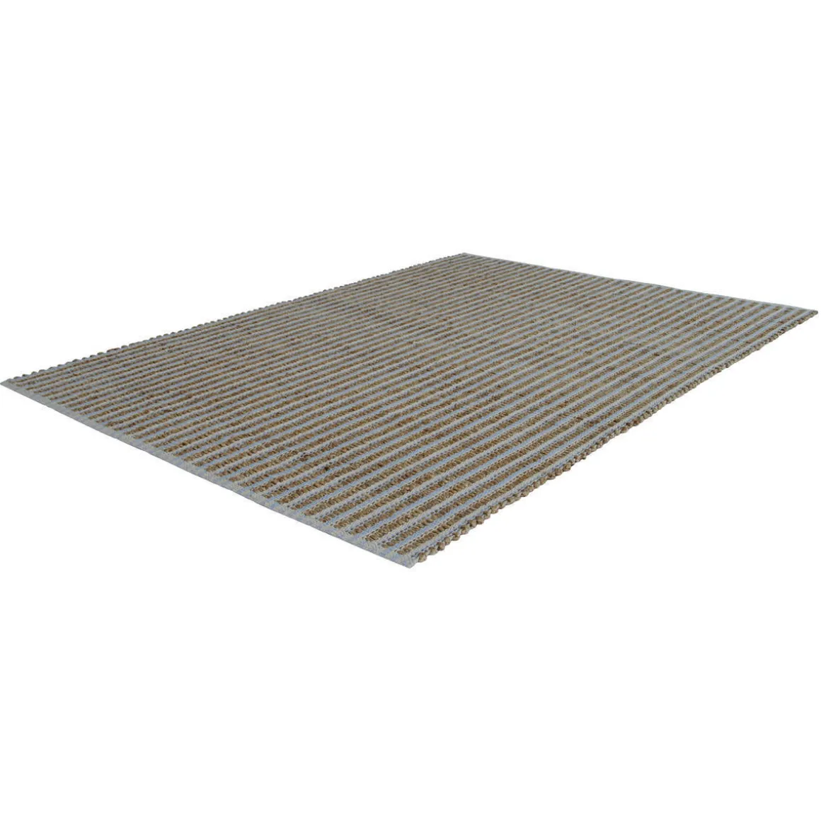Flachflorteppich „River 120“, grau/schwarz
