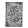 Flachflorteppich „River 140“, grau/multi