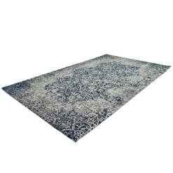 Flachflorteppich „River 140“, grau/multi