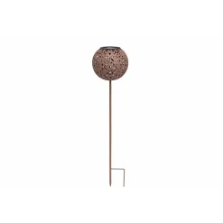 Flector Garten LED Solarspiess terracotta