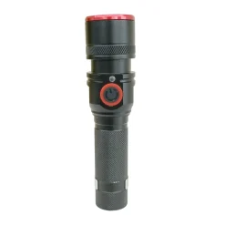 Flector LED-Taschenlampe micro-USB schwarz rot
