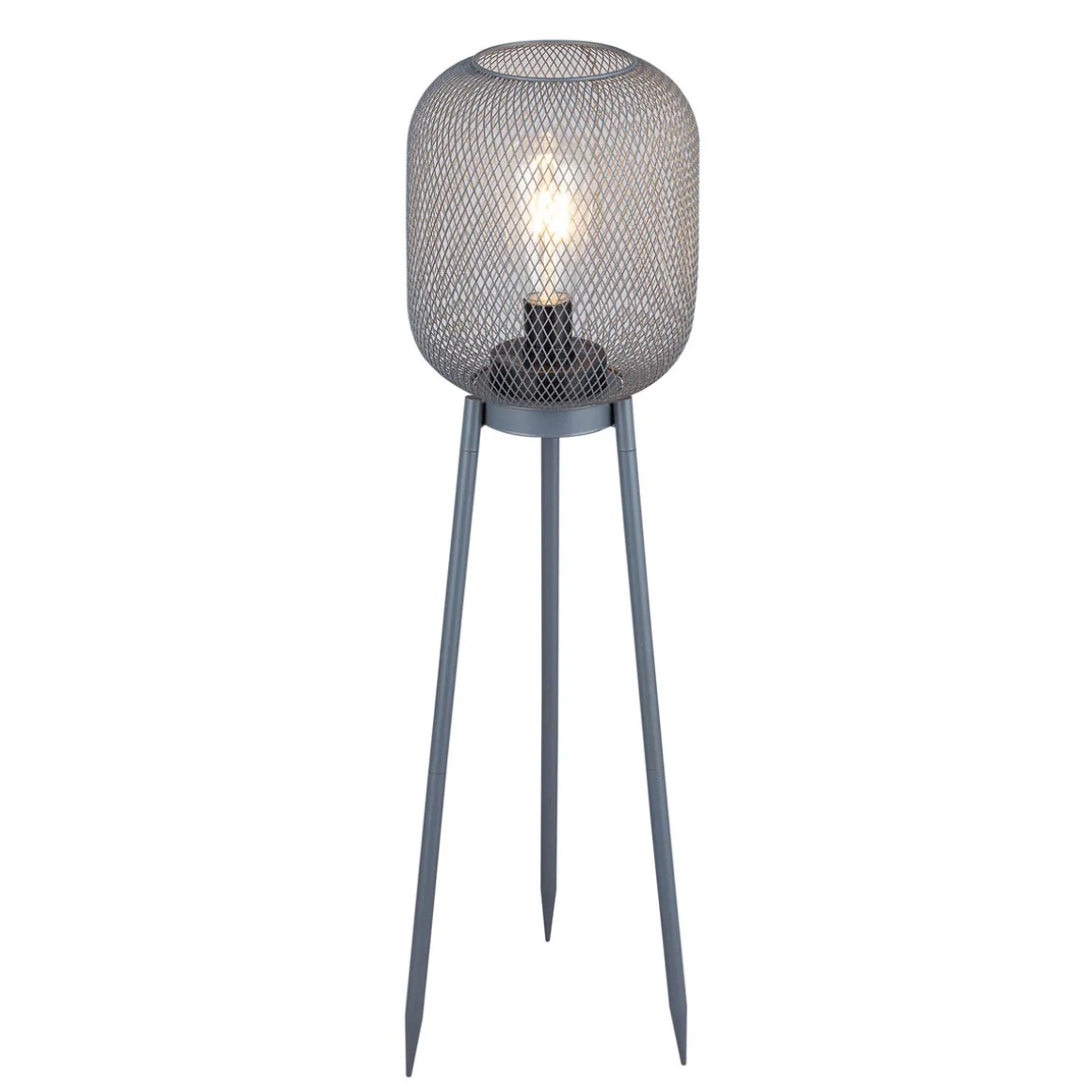 Flector Solar-Laterne Urban Nova 2in1 grau Metall warmweiße LED