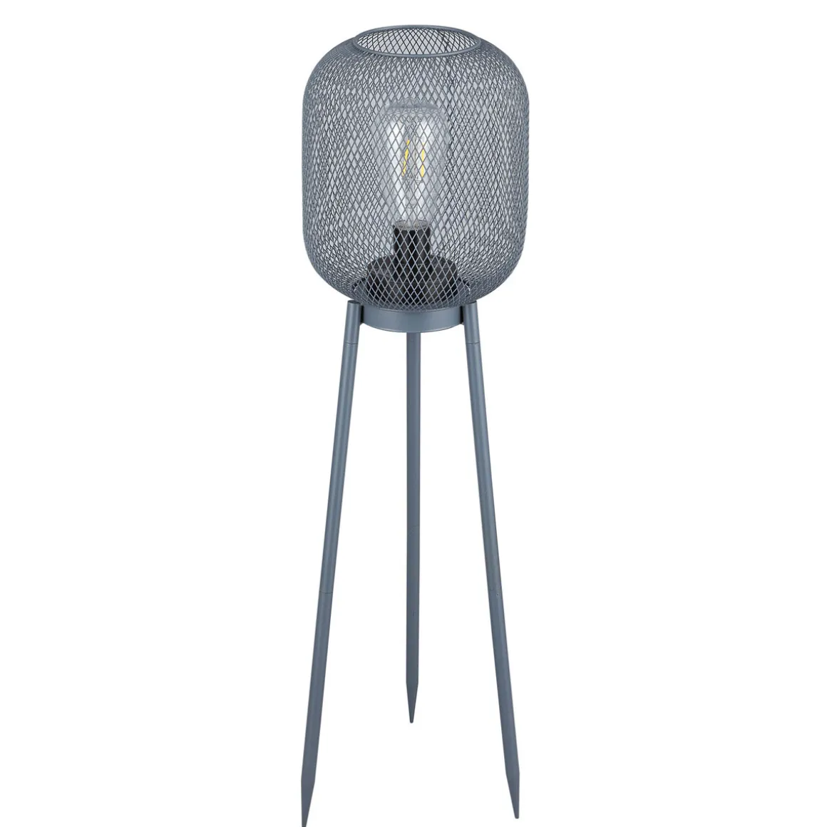 Flector Solar-Laterne Urban Nova 2in1 grau Metall warmweiße LED