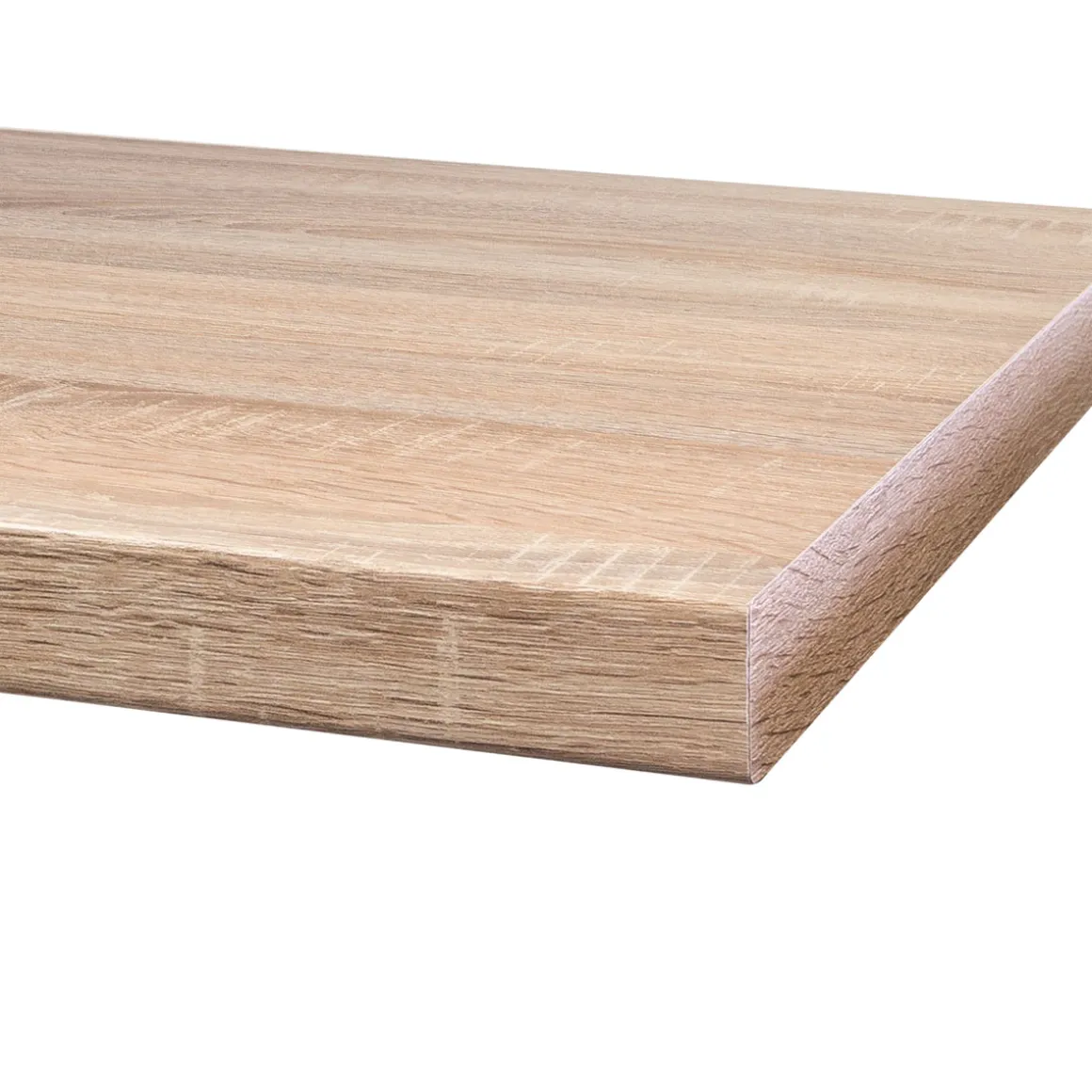 Flex-Well Arbeitsplatte „Valero“, 220x60x3,8 cm, Sonoma Eicheoptik