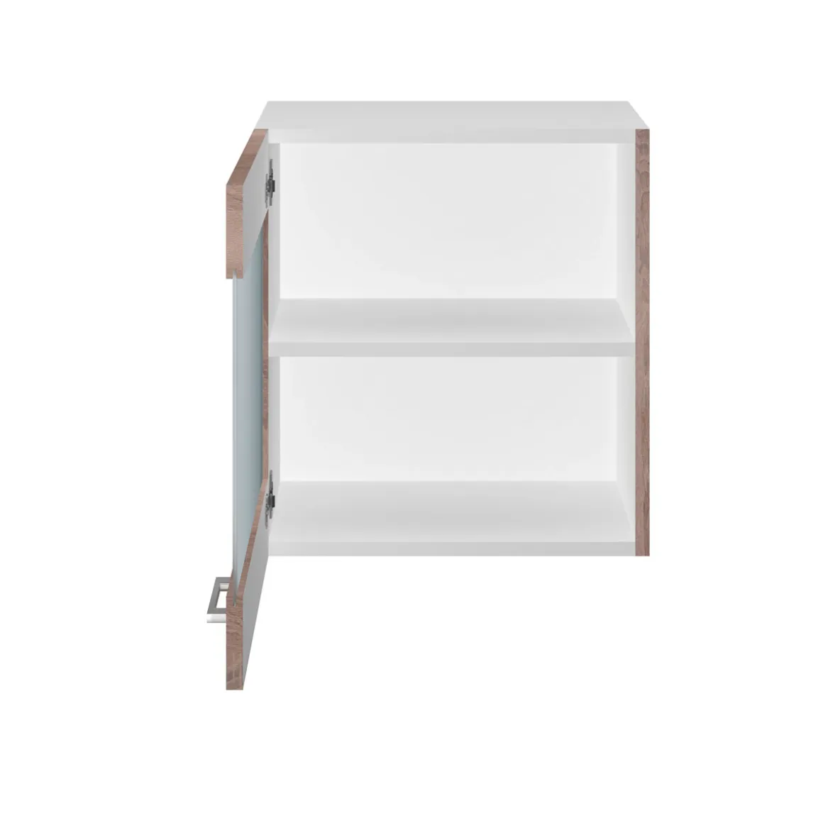 Flex-Well Küchen-Glasoberschrank „Samoa“, 50x54,8x32 cm, Sonoma Eicheoptik