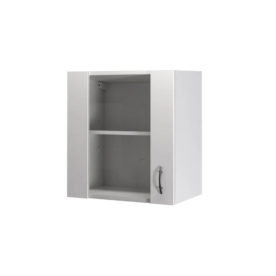 Flex-Well Küchen-Glasoberschrank „Wito“, 50x54,8x32 cm, weiß