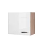 Flex-Well Küchenoberschrank „Valero“, 60x54,8x32 cm, weiß/Sonoma Eiche