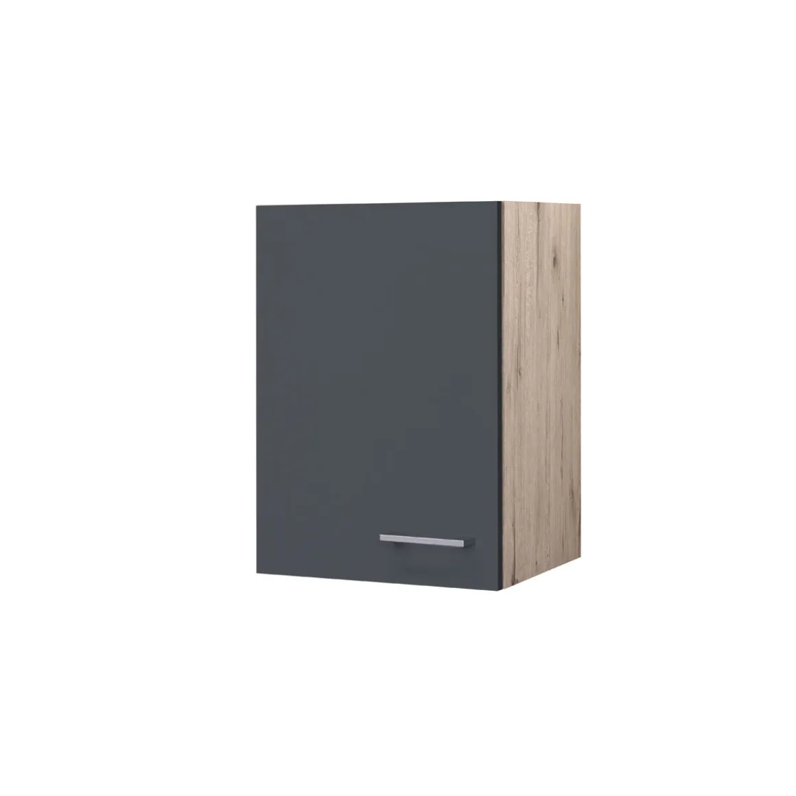 Flex-Well Küchenoberschrank „Tiago“, 40x54,8x32 cm, basaltgrau/San Remo Eiche