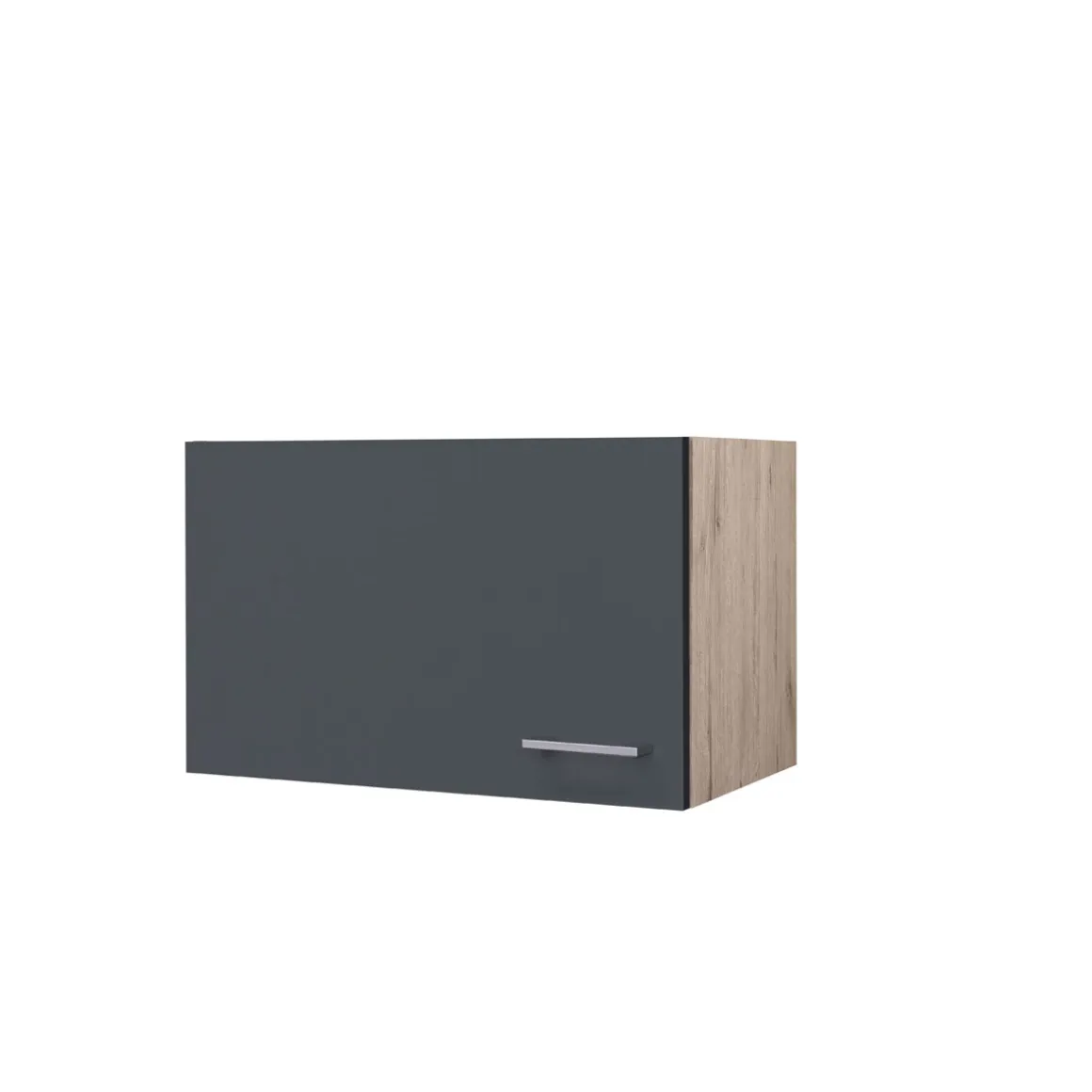 Flex-Well Küchenoberschrank „Tiago“, 60x32x32 cm, basaltgrau/San Remo Eiche