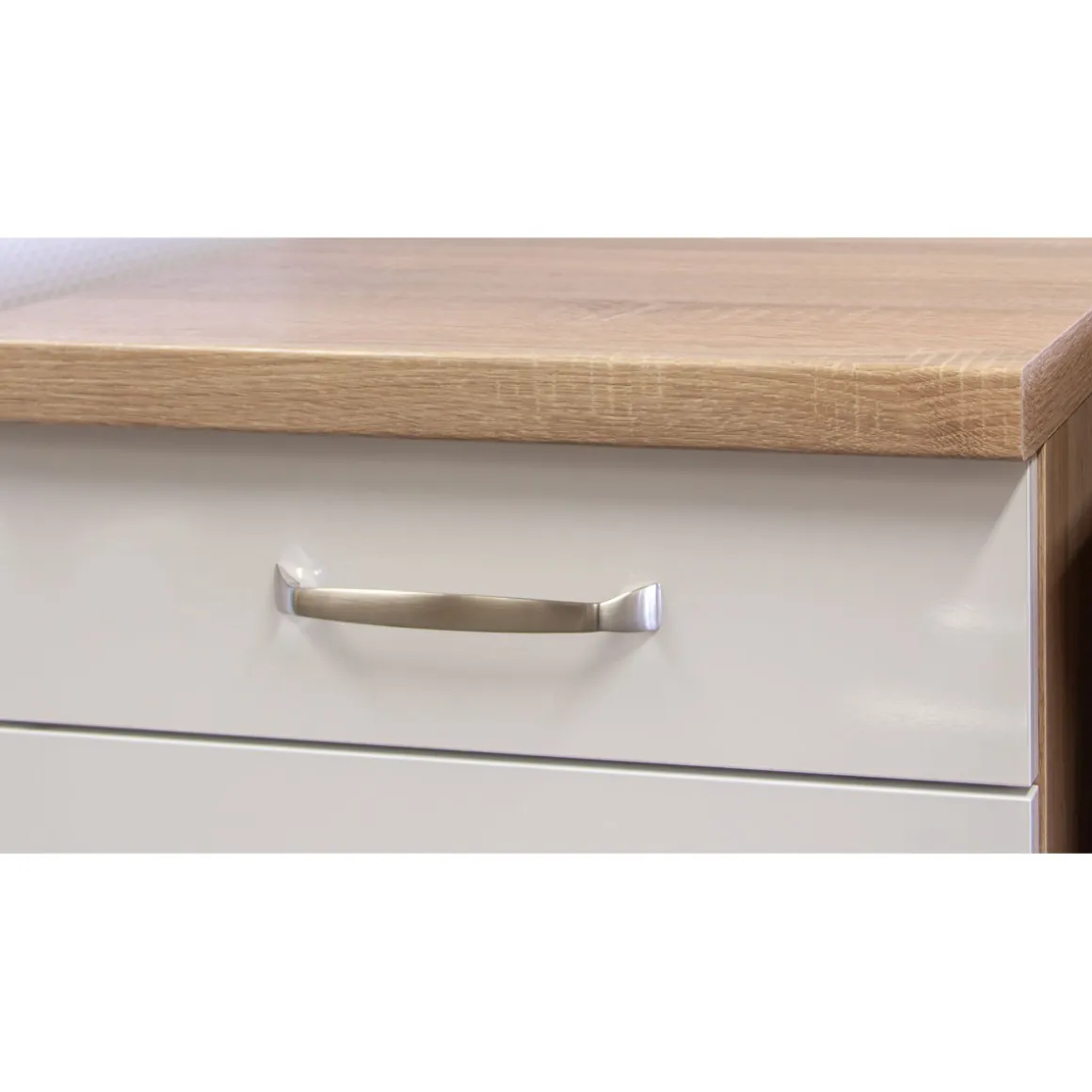 Flex-Well Küchenunterschrank „Valero“, 50x86x60 cm, weiß/Sonoma Eiche