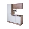 Flex-Well Singleküche „SAMOA 1005-000“,150x60 cm, weiß-sonoma eiche