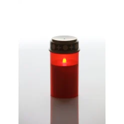 Flower Power LED Outdoor Grablampe mit Dorn SPINA RED 7 x 13 cm Kunststoff