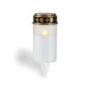 Flower Power LED Outdoor Grablampe mit Dorn SPINA WHITE 7 x 13 cm Kunststoff