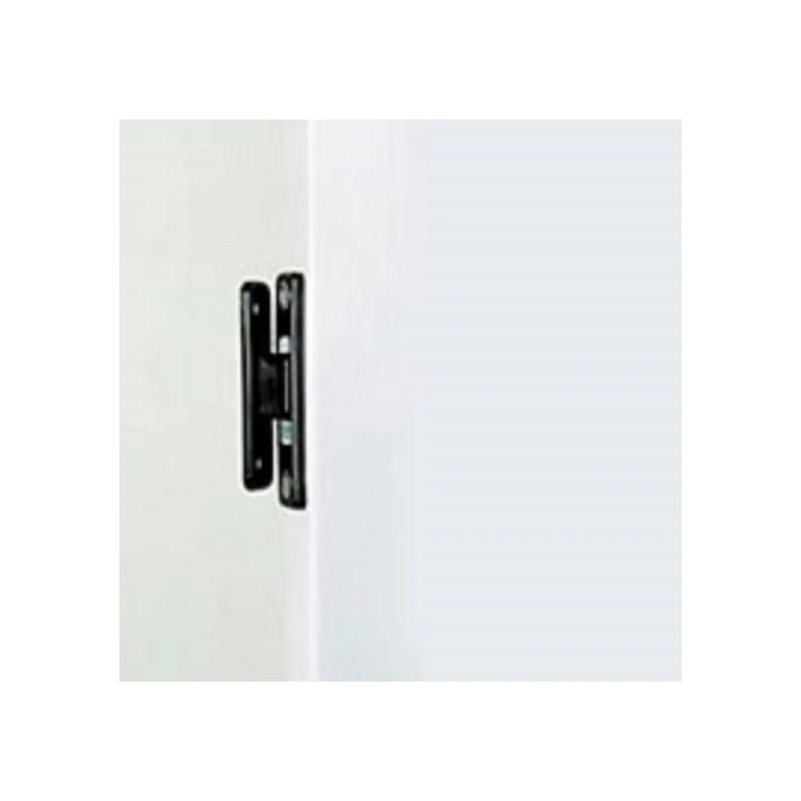 FORTE Kunststoff-Falttür Luciana B 88,5 x H 202 cm weiß 3 Fenster