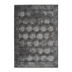 Fransenteppich „Baroque 700“, anthrazit