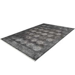 Fransenteppich „Baroque 700“, anthrazit