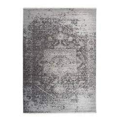 Fransenteppich Baroque 800 anthrazit