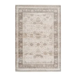 Fransenteppich „Baroque 1000“, beige