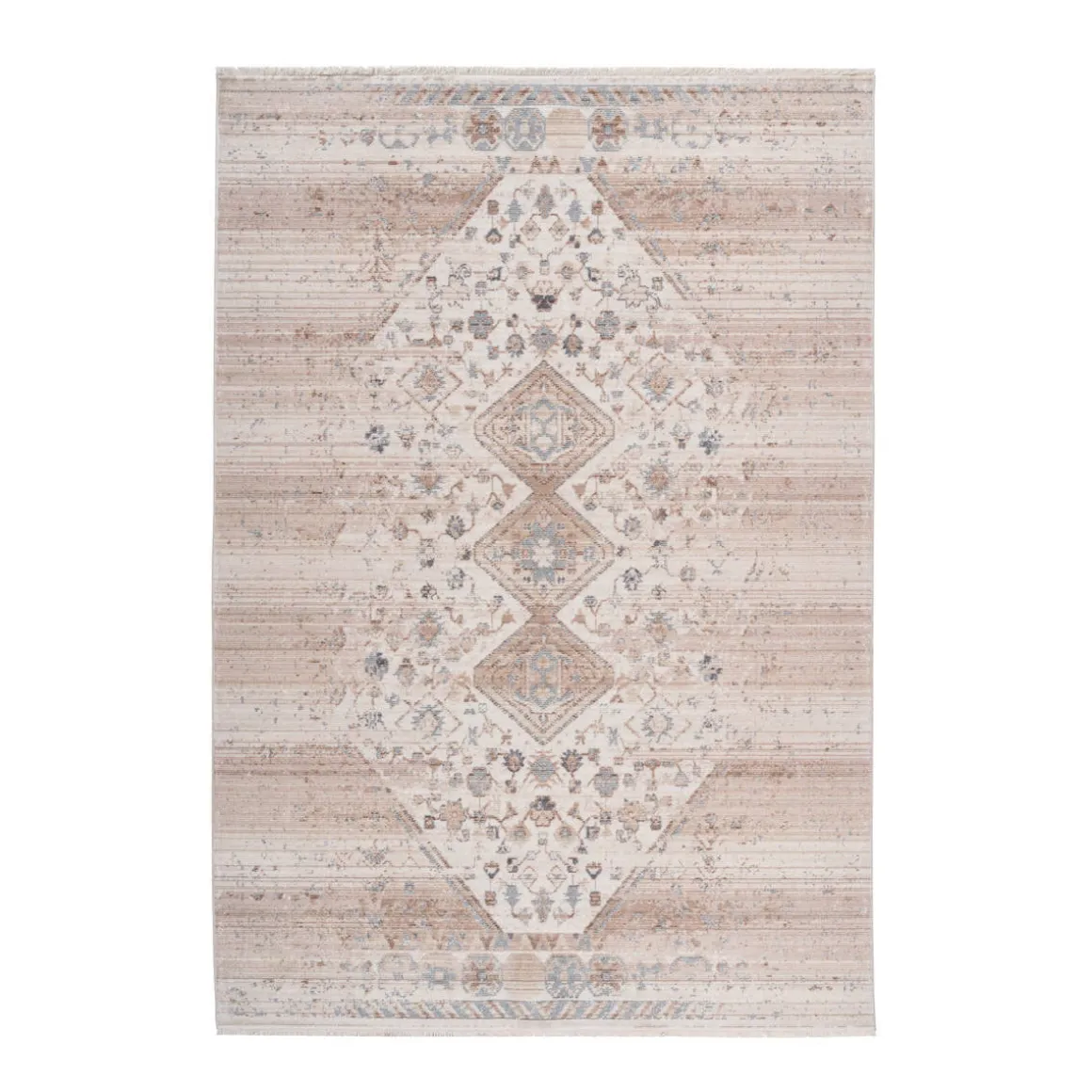 Fransenteppich „Baroque 1100“, beige