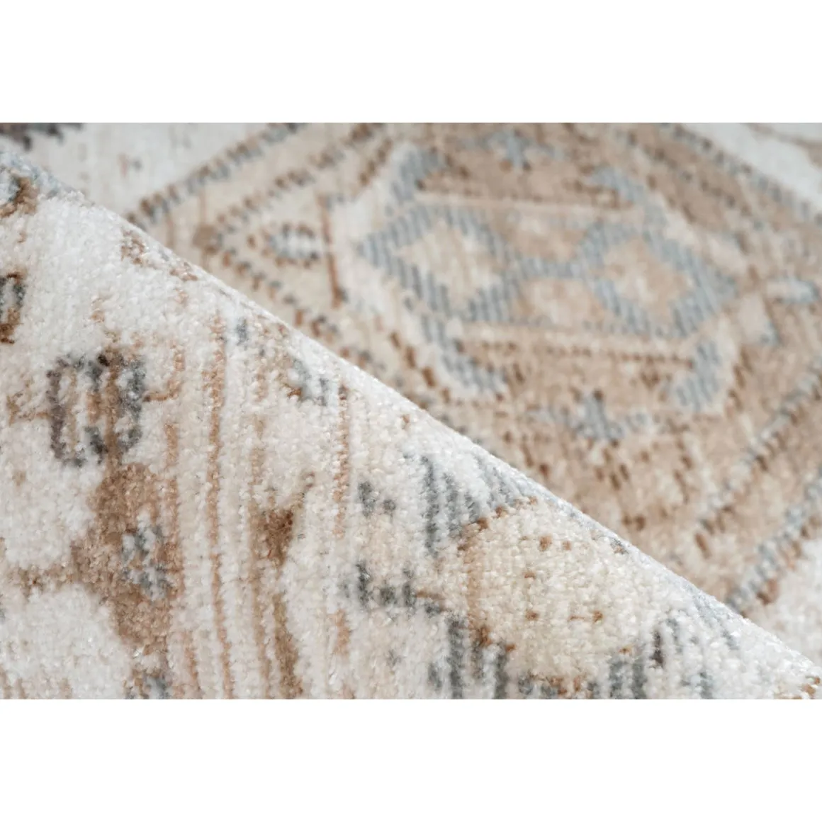 Fransenteppich Baroque 1100 beige