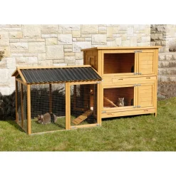 Freigehege Appartment Pro 115 x 90 x 85 cm braun