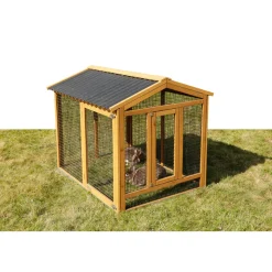 Freigehege Appartment Pro 115 x 90 x 85 cm braun