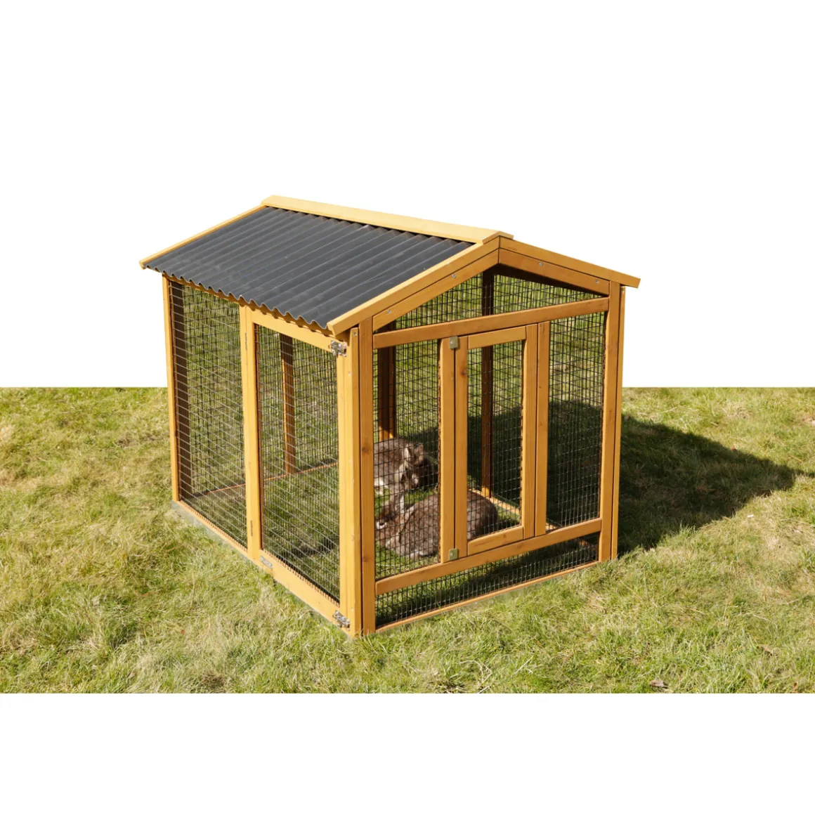 Freigehege Appartment Pro 115 x 90 x 85 cm braun