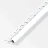 Fundamo Viertelkreisprofil 6 mm 2,5m PVC weiß
