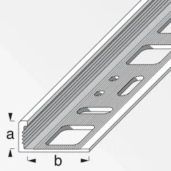 Fundamo Winkelprofil 12,5 mm 2,5m Aluminium blank
