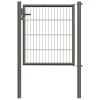 GAH Alberts Stabgitter-Einzeltor anthrazit-zinkphosphatiert 1000 x 750/1250 mm