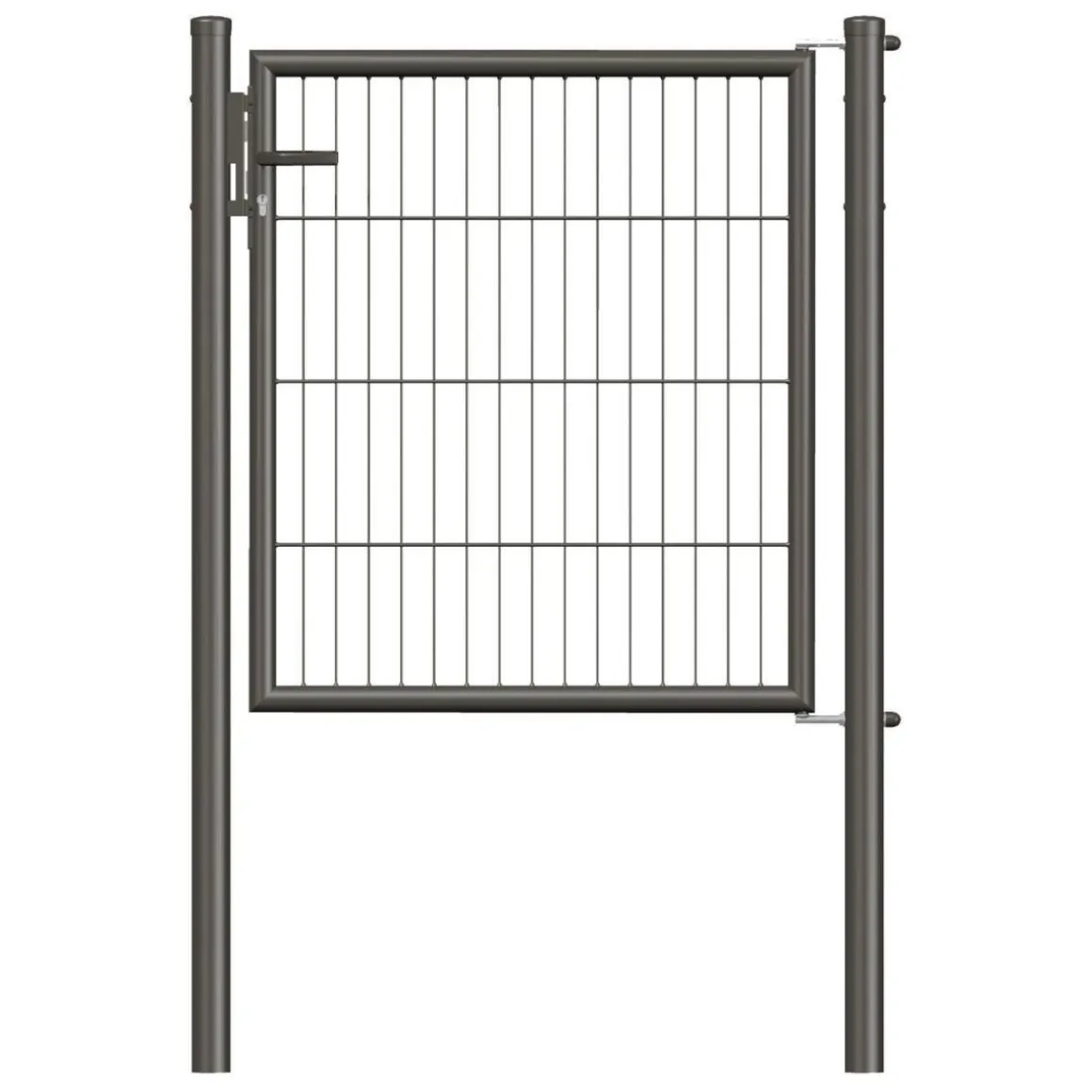 GAH Alberts Stabgitter-Einzeltor anthrazit-zinkphosphatiert 1000 x 750/1250 mm