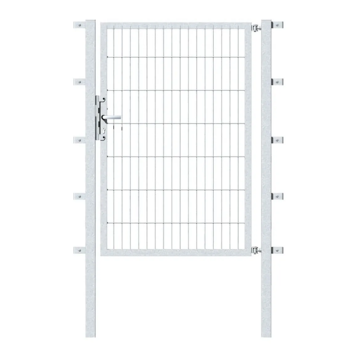 GAH Alberts Stabgitter-Einzeltor feuerverzinkt 1000 x 1400/1900 mm zum Einbetonieren