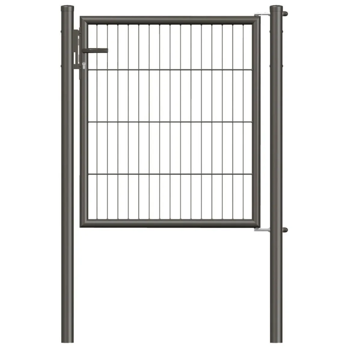GAH Alberts Stabgitter-Einzeltor anthrazit-zinkphosphatiert 1000 x 1000/1500 mm