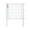 GAH Alberts Stabgitter-Einzeltor feuerverzinkt 1000 x 1000/1500 mm zum Einbetonieren