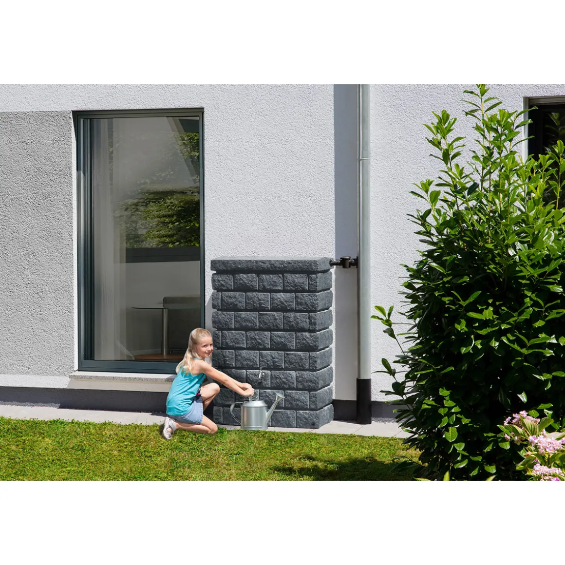 Garantia Wandtank Rocky Junior 300 Liter dark granite