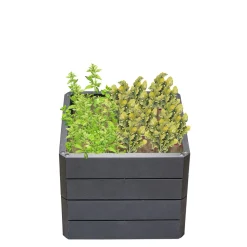 Garantia Hochbeet ERGO QUADRO S 50 Stone inkl FLORA