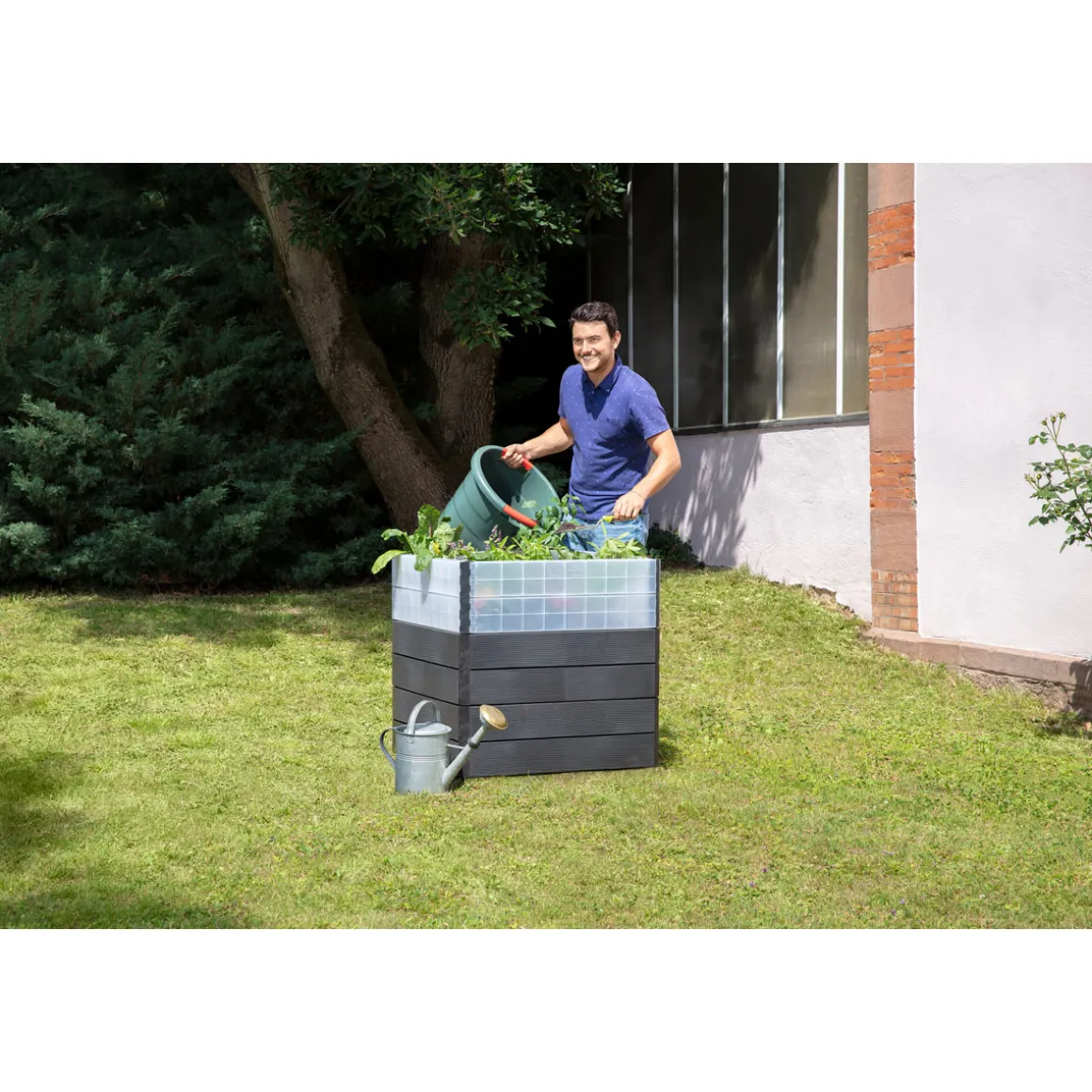 Garantia Hochbeet ERGO QUADRO Turbo L 75 Wood inkl FLORA